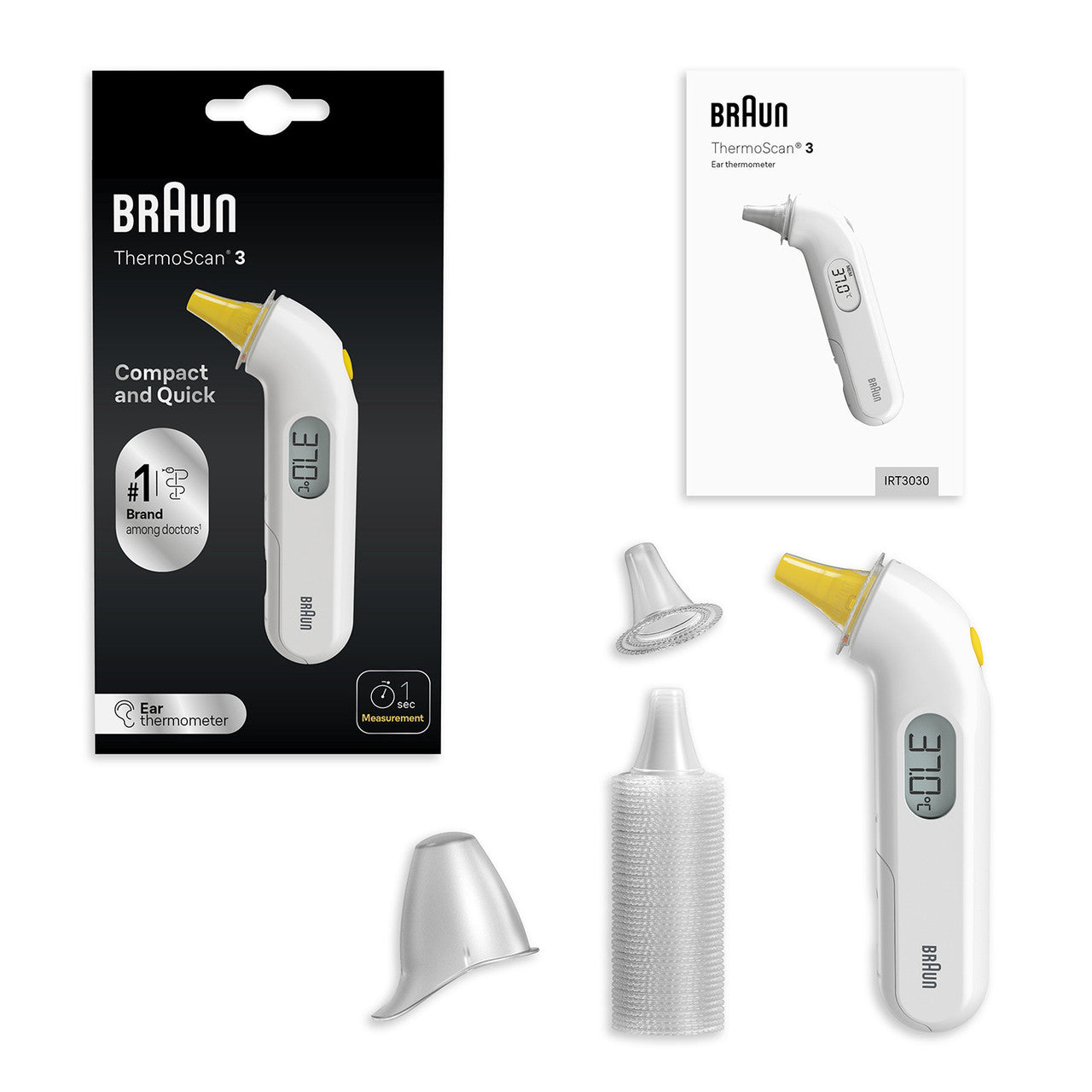 Braun IRT3030 ThermoScan 3 Ear Thermometer