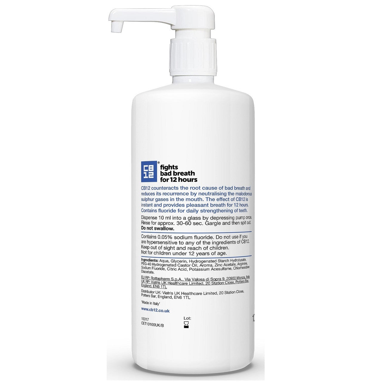 CB12 Mint Mouthwash 1 Litre