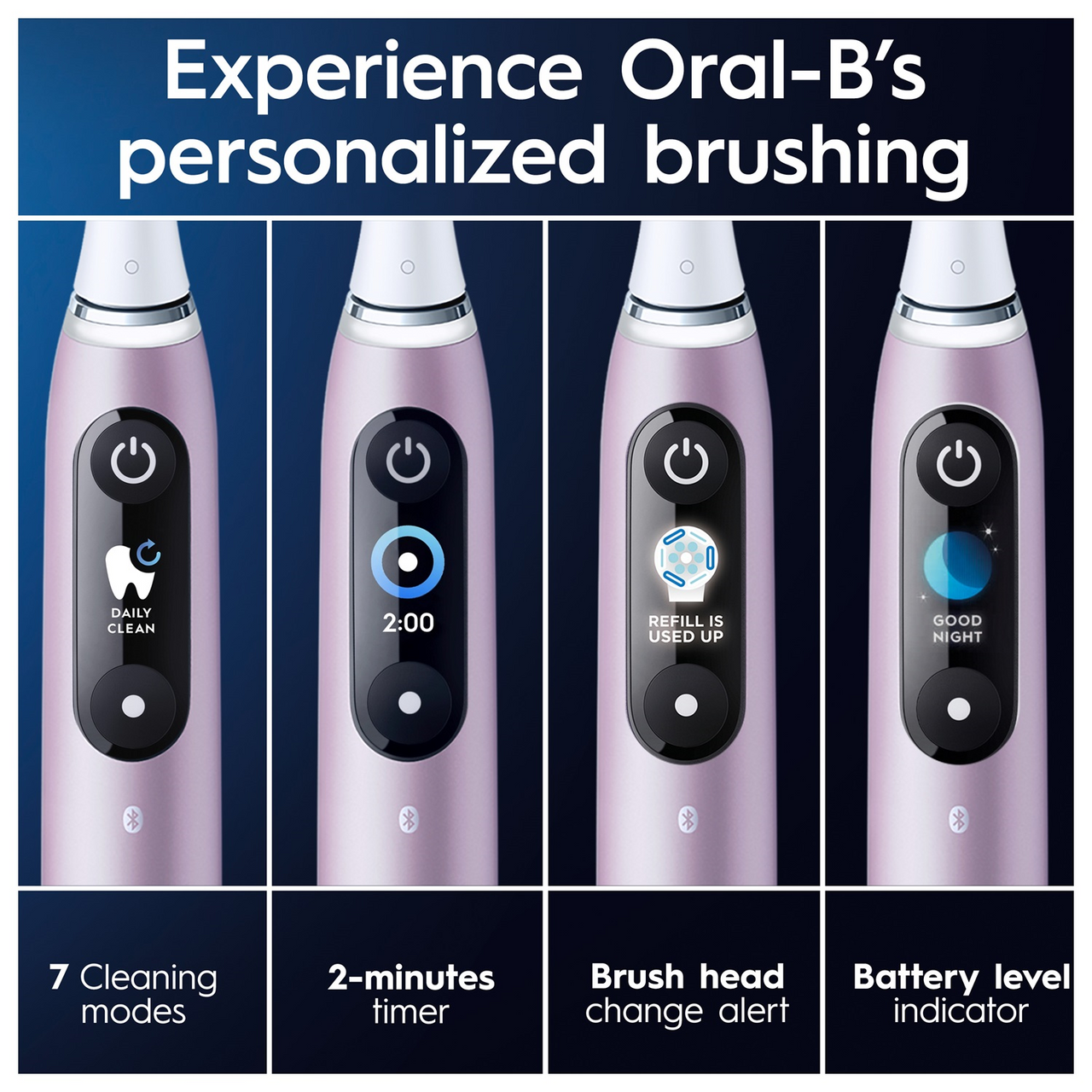 Oral-B iO9 Rose Quartz Electric Toothbrush