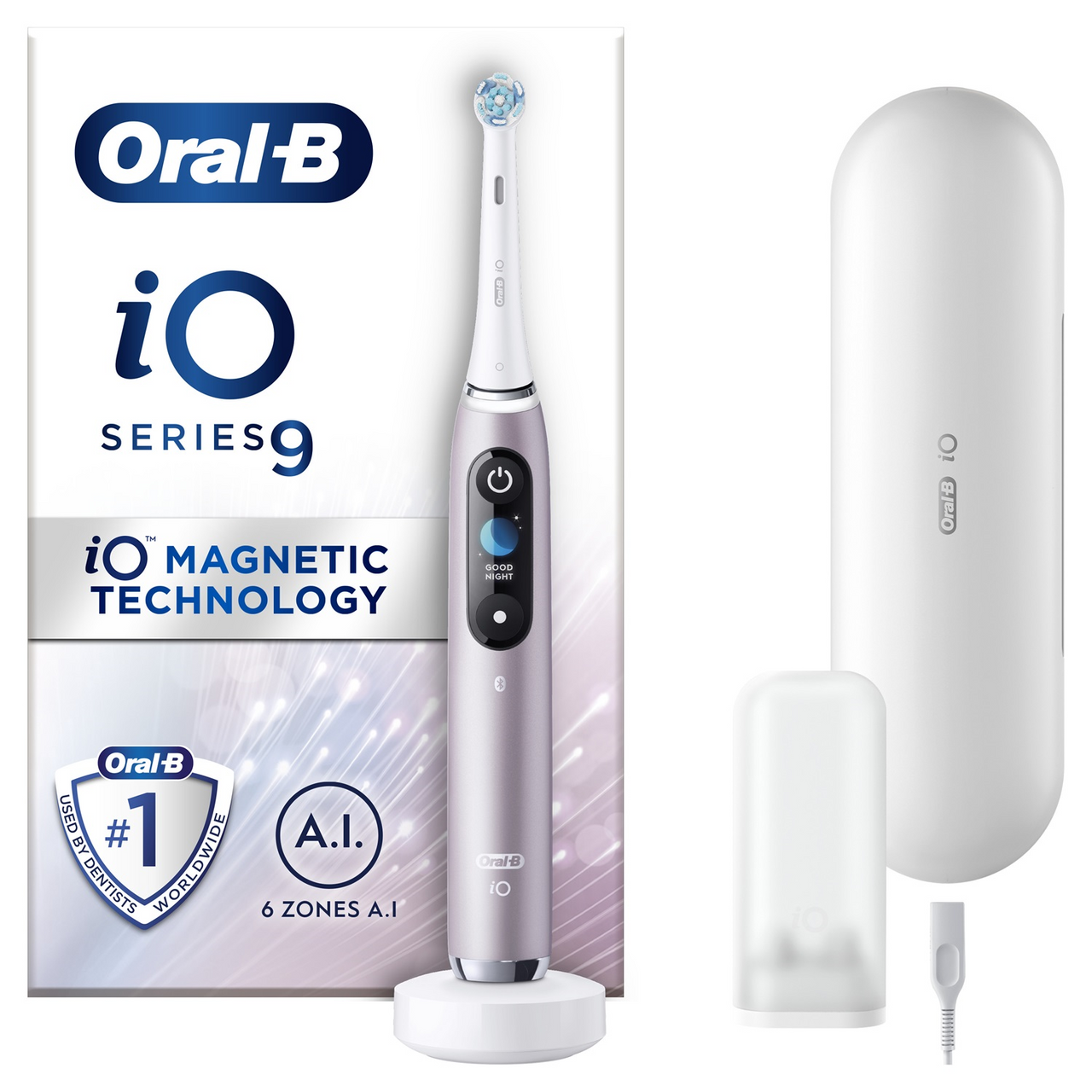 Oral-B iO9 Rose Quartz Electric Toothbrush