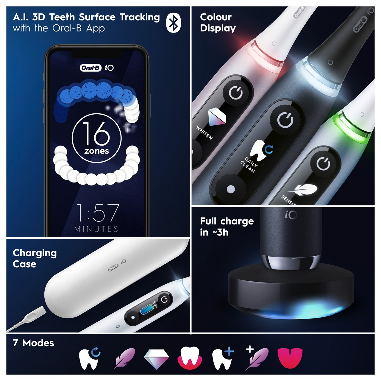 Oral-B iO9 Rose Quartz Electric Toothbrush