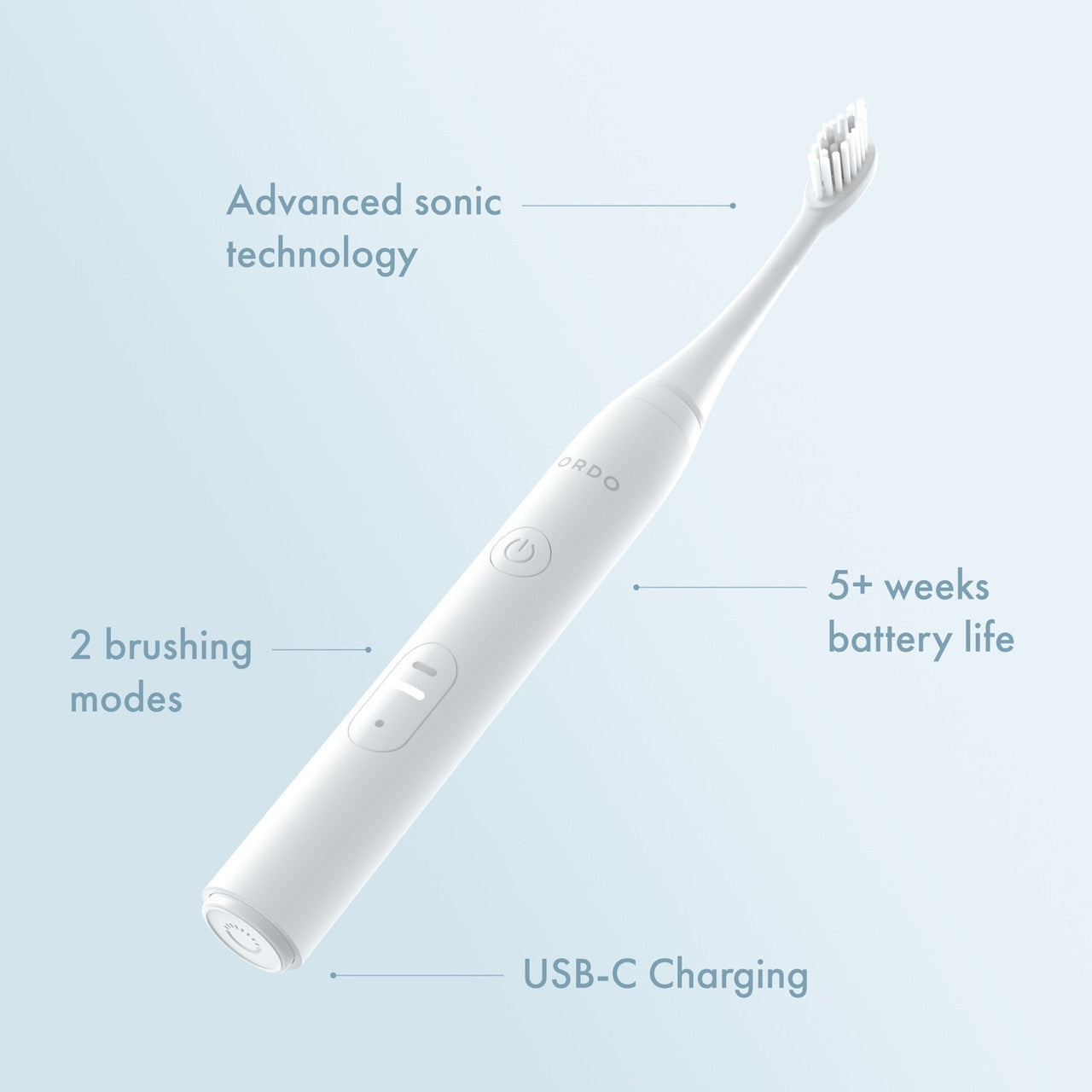 Ordo Sonic Lite Toothbrush Snow