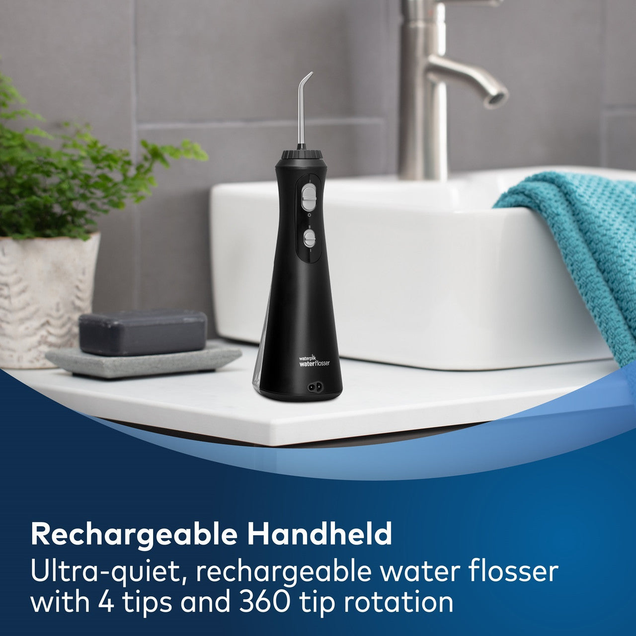 Waterpik Water Flosser Cordless Plus Black