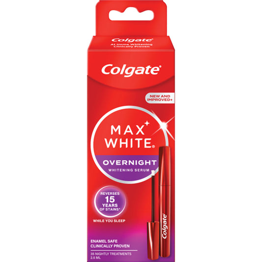 Colgate Max White Teeth Whitening Serum Overnight Wand 1 Wand
