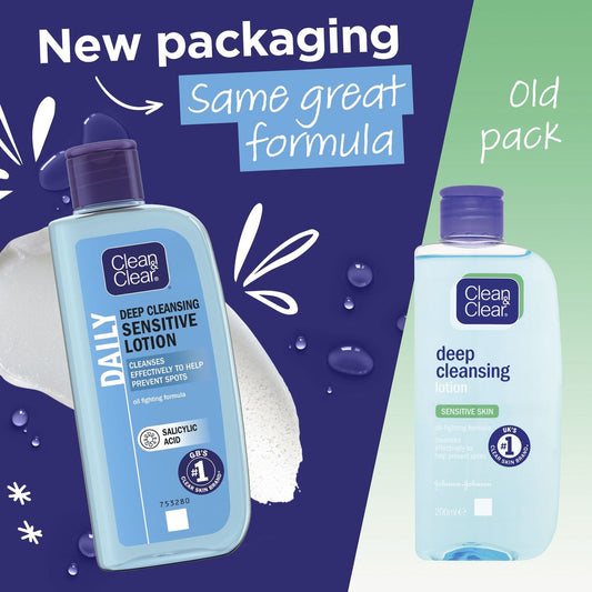 Clean & Clear Deep Cleansing Sensitive Lotion 200ml