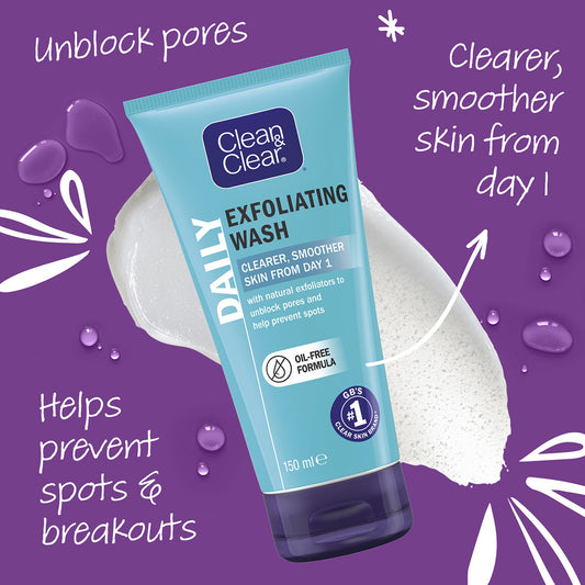 Clean & Clear Exfoliating Daily Wash 150ml