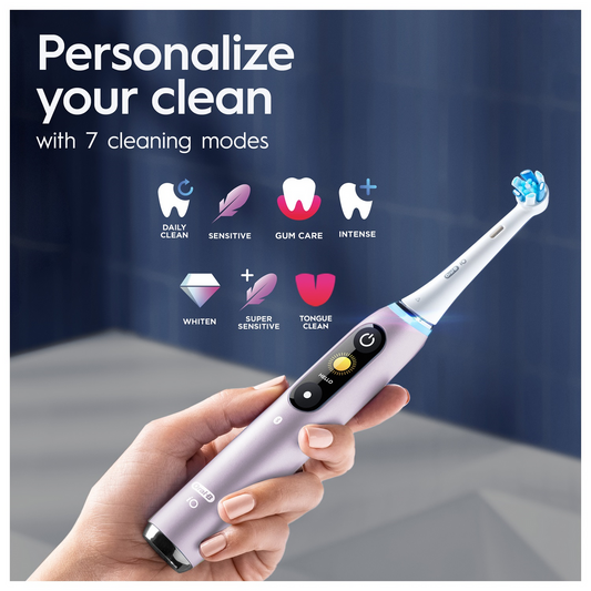 Oral-B iO9 Rose Quartz Electric Toothbrush